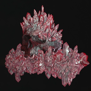 真紅の結晶骨の画像