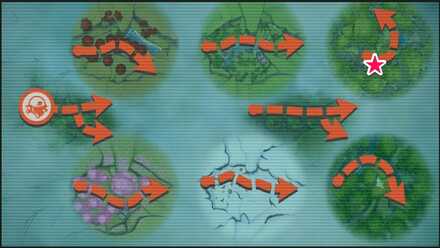 警戒のサインの撮影場所の詳細位置