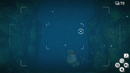 再度ママンボウにふわりんごを当てる