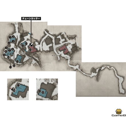 オープニングのマップ