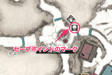 マップで場所を確認できる