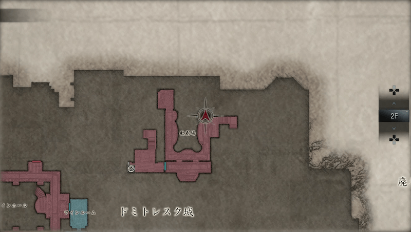 歌劇場2階のタンス