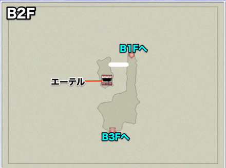 昔の水路B2Fのマップ画像