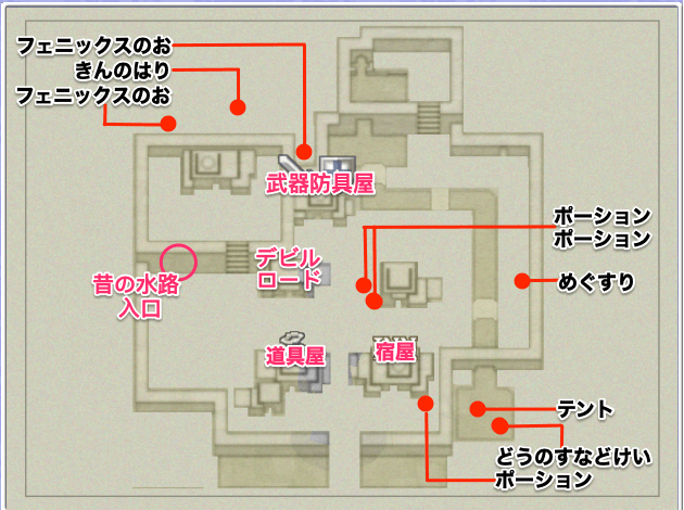 バロンの町　マップ