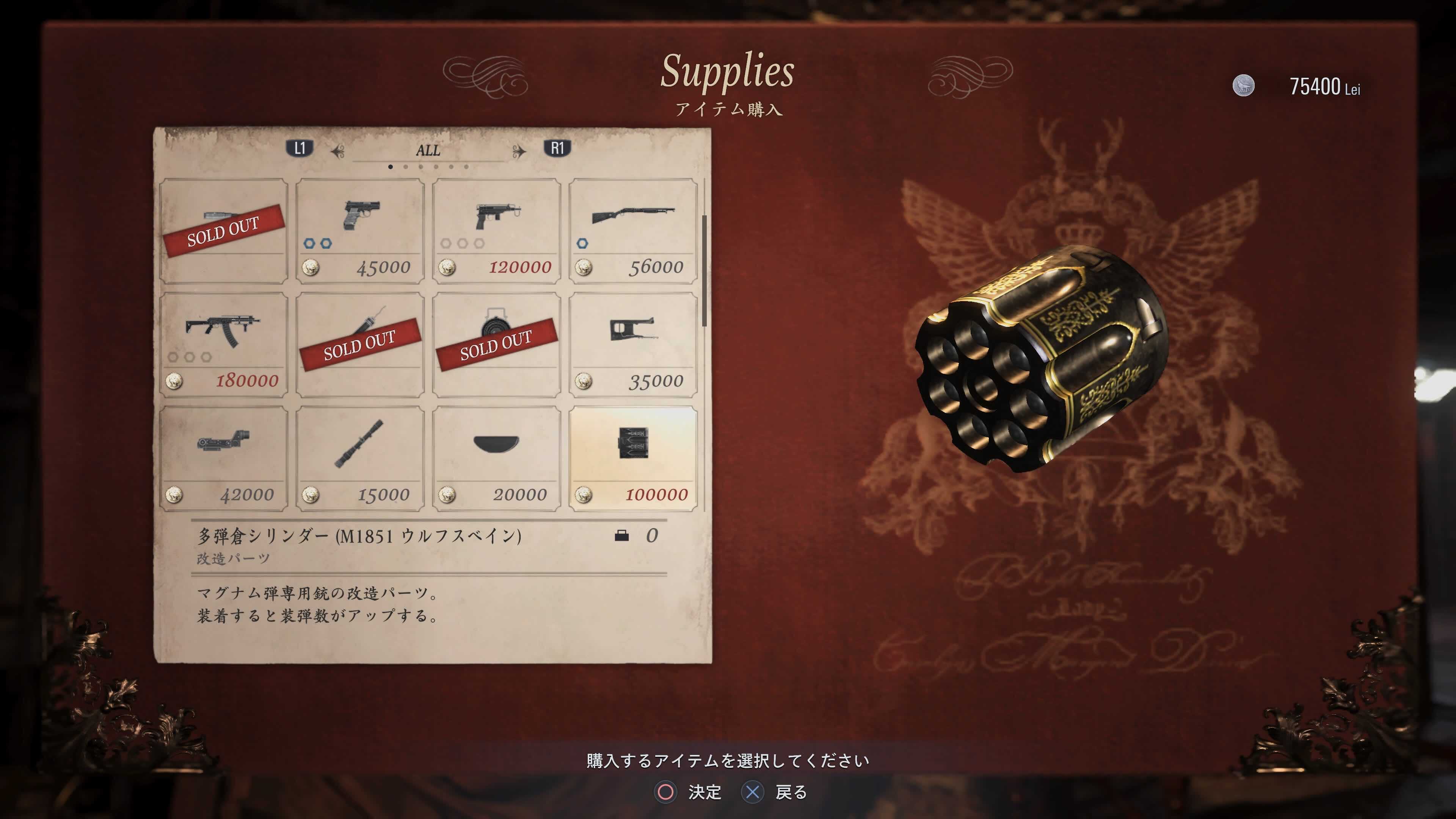 カスタムパーツ