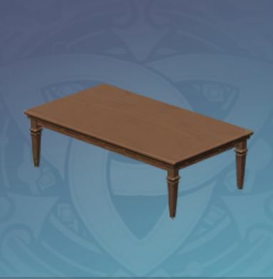 分厚い図書館の長テーブルの画像