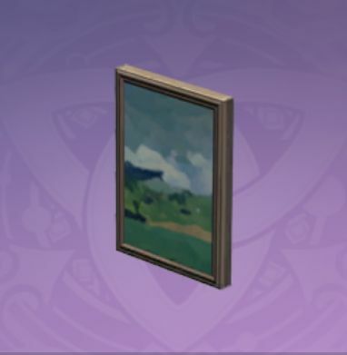 風景画「無名の高崖」の画像