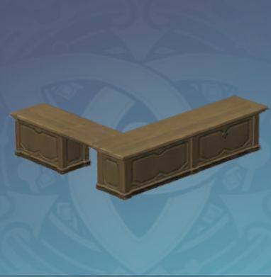 極北樺のコーナーカウンターの画像