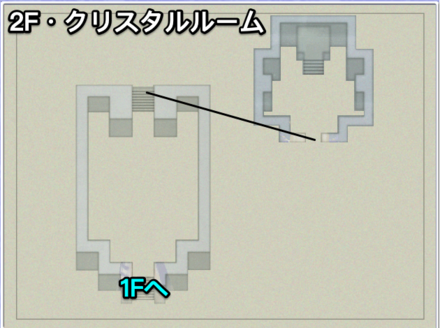 トロイア城2Fのマップ画像