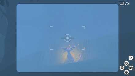 エーフィにイルミナオーブを当てる