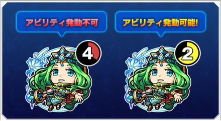 アクションゲージとアビリティの関係