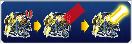 カウントで敵が攻撃