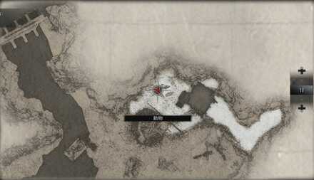 湖の宝箱のマップ