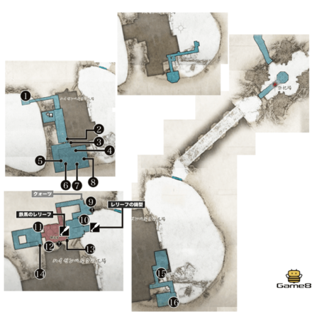 チャート8前半のマップ