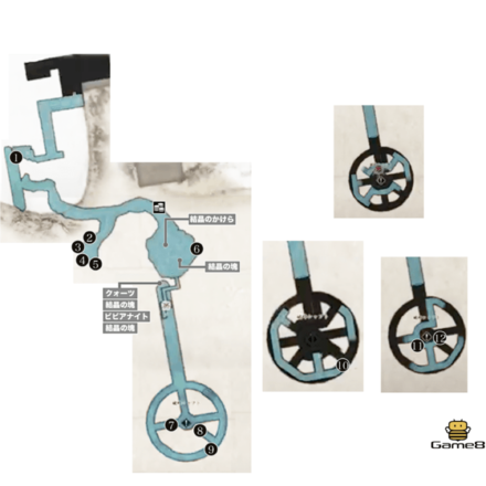 チャート8MB3のマップ