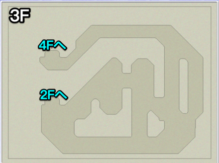 ゾットの塔3Fのマップ画像
