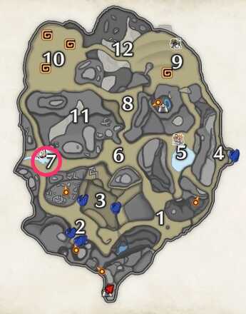 砂原↑ツケヒバキ出現場所マップ