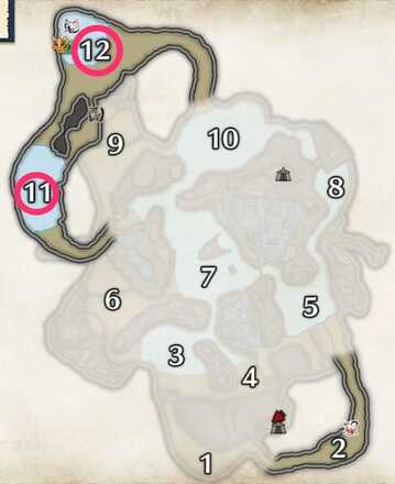 寒冷群島↓出現場所マップ