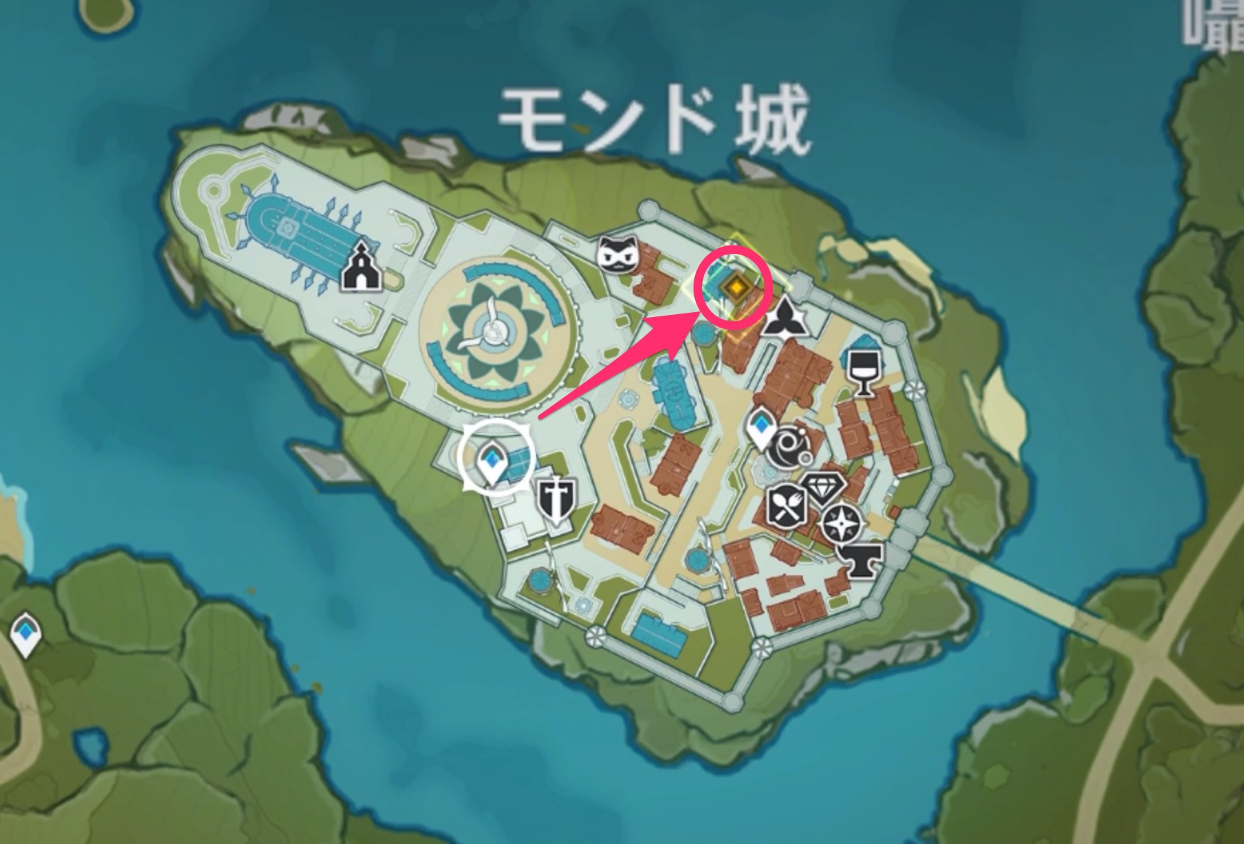 城内で旧貴族を探す