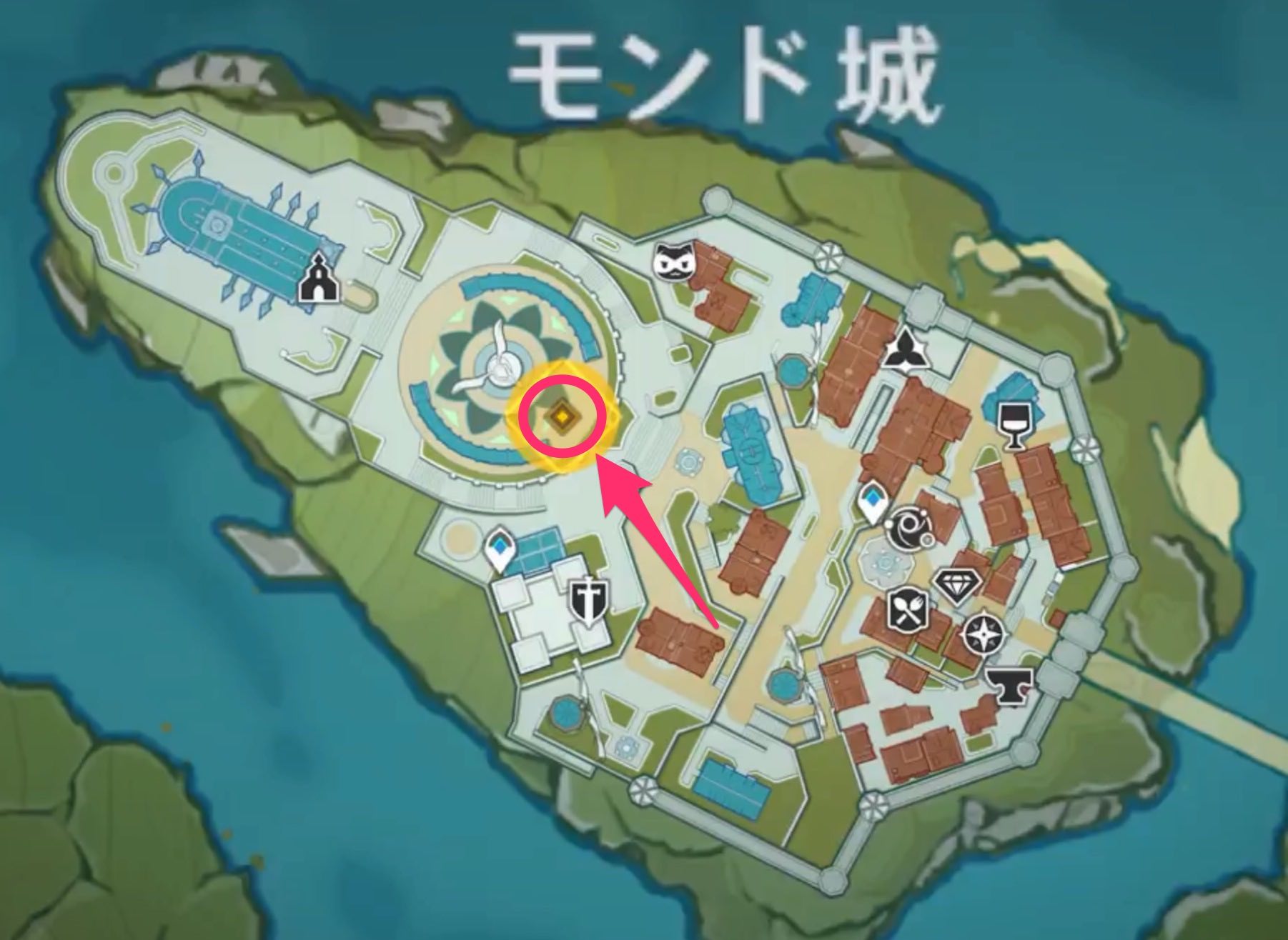 大聖堂前の広場へ向かう