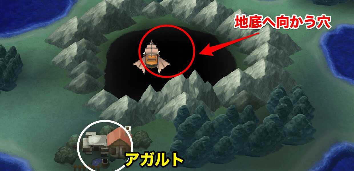 アガルト〜地底　行き方