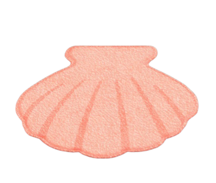 かいがらのラグ