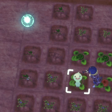 畑で作物を収穫すると確率で出現