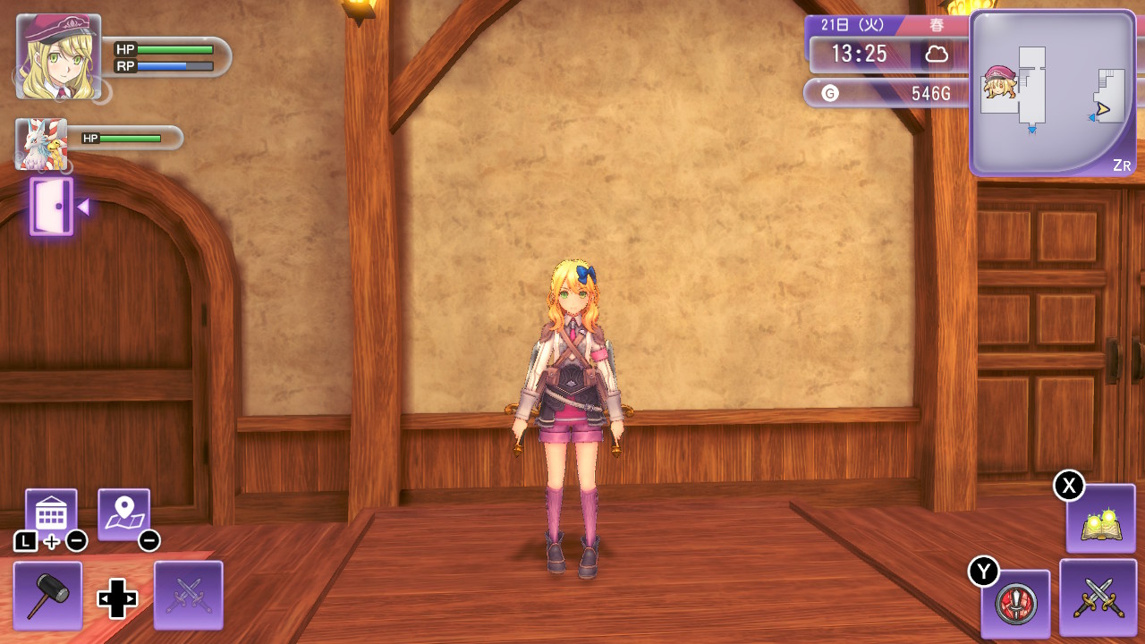 立ち止まって時間経過で回復