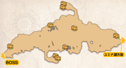 ガディウス平原のマップ