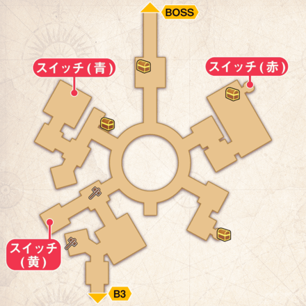 210512_ベルファ遺跡・深層B4のマップ