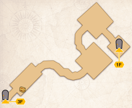 とこしえの闇2Fのマップ