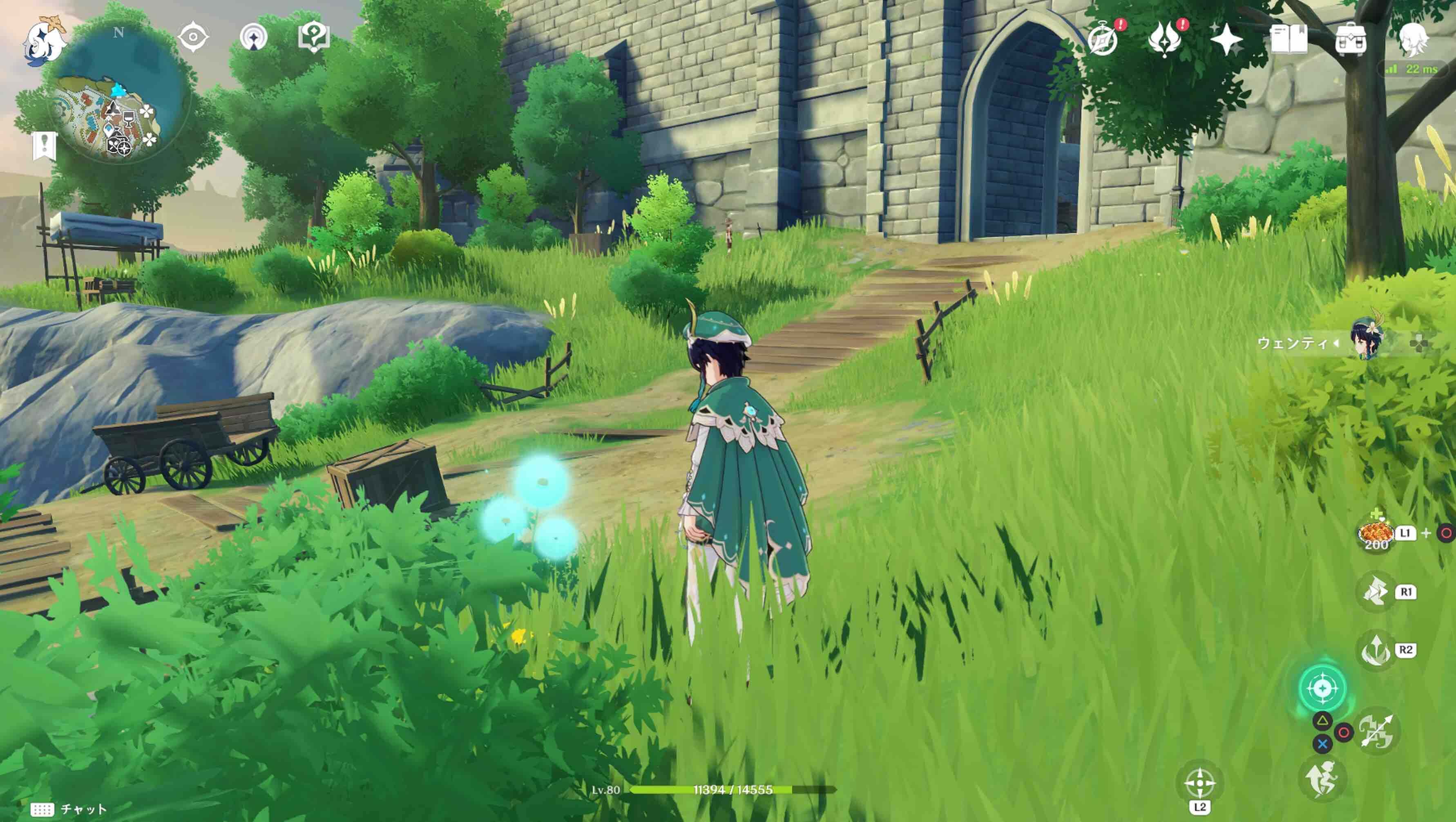 モンド城周辺のルート①