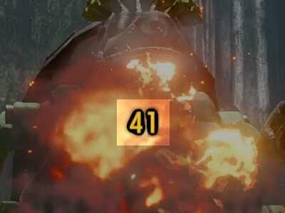 徹甲弾Lv2：41ダメージ