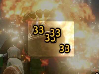 拡散弾Lv2：33ダメージ