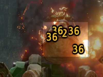 拡散弾Lv2：36ダメージ