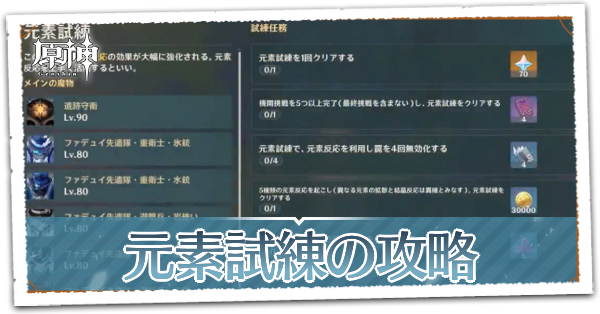 元素試練