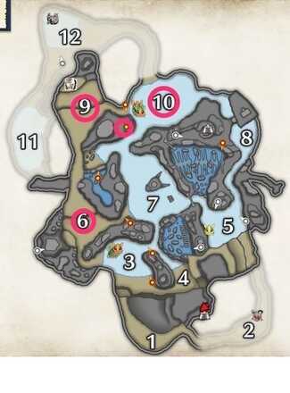 寒冷群島↑バギィ出現場所マップ