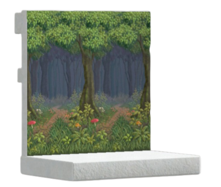 キノコのもりのかべ