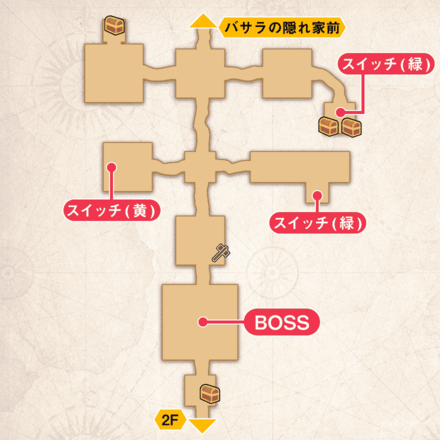 210512_バサラの隠れ家1Fのマップ