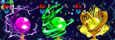 出現するのは各種宝玉のみ