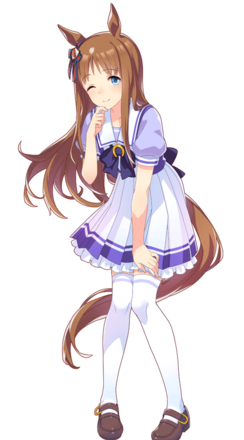 ［岩穿つ青］グラスワンダーの画像