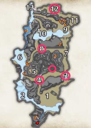 大社跡イズチ出現場所マップ