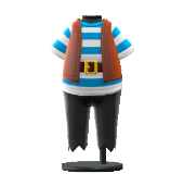 かいぞくのふく（ブルー）