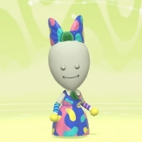 カラフルドレス画像