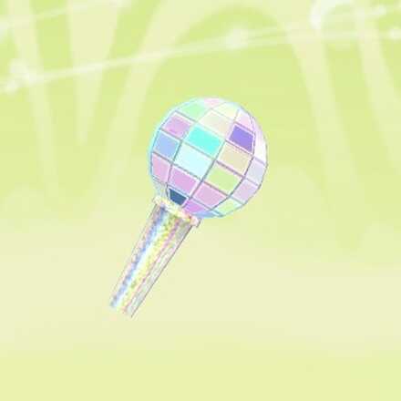 キラキラマイク画像