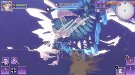 腹の下で殴り続ければ倒せる