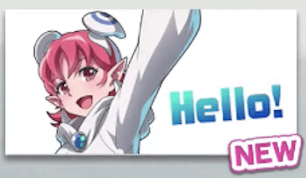 スタンプやアクセサリーが入手可能