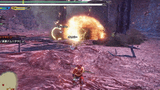 柱:外側へ走る動画