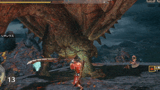 チャージ爆炎ブレスの動画