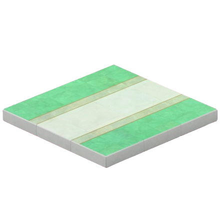 ウェディングなグリーンタイル